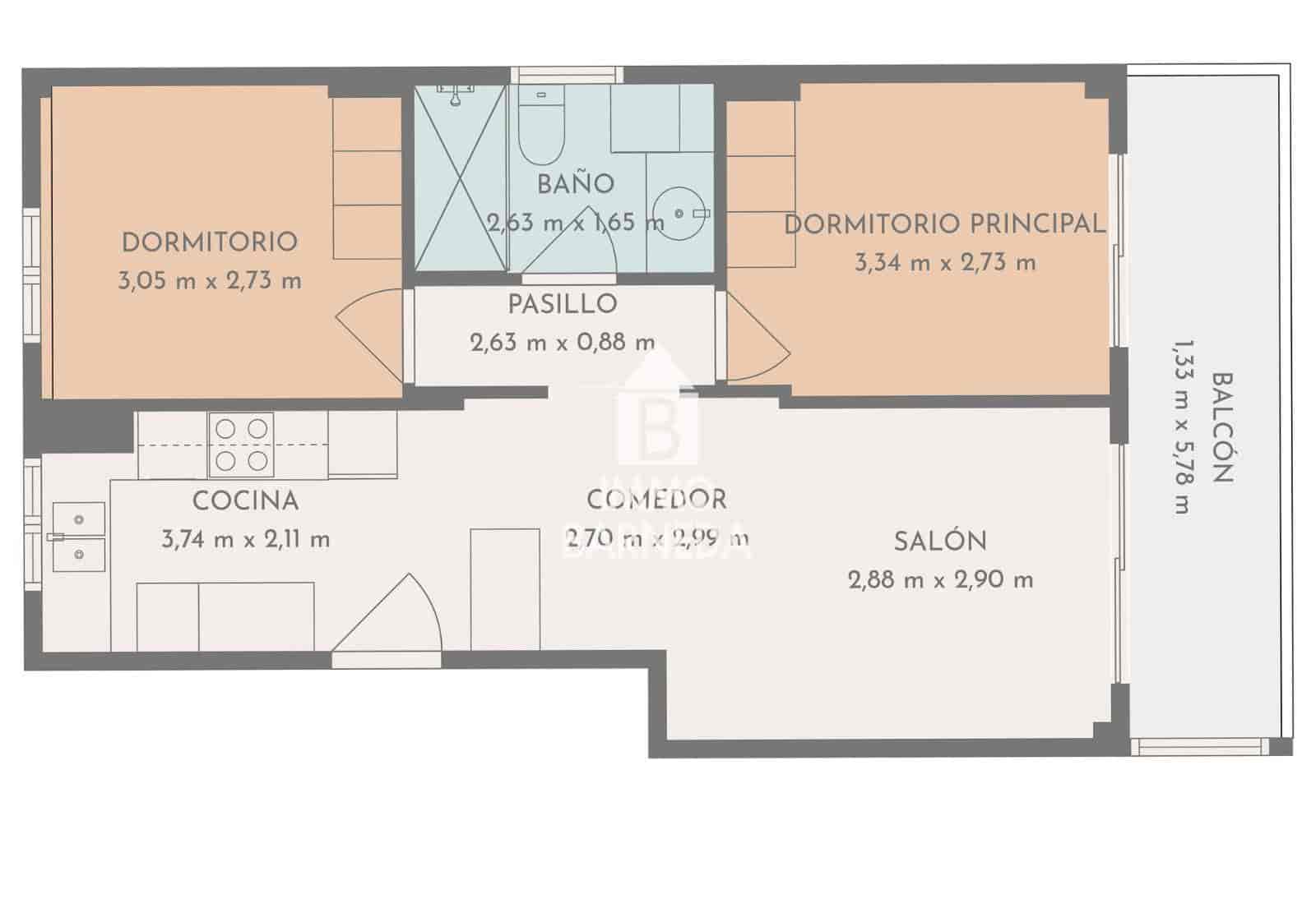 2 sovrum Lägenhet till salu i Roses med garage - 229 000 € (Ref: 10160275)