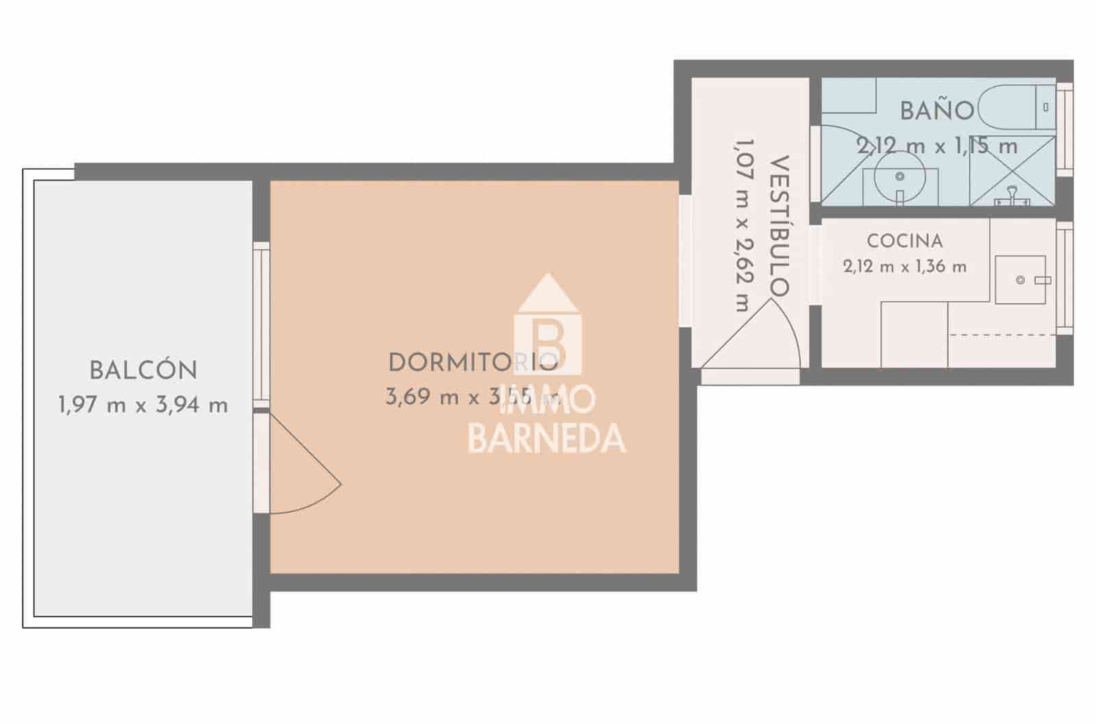 Lejlighed til salg i Santa Margarida - € 110.000 (Ref: 10187624)