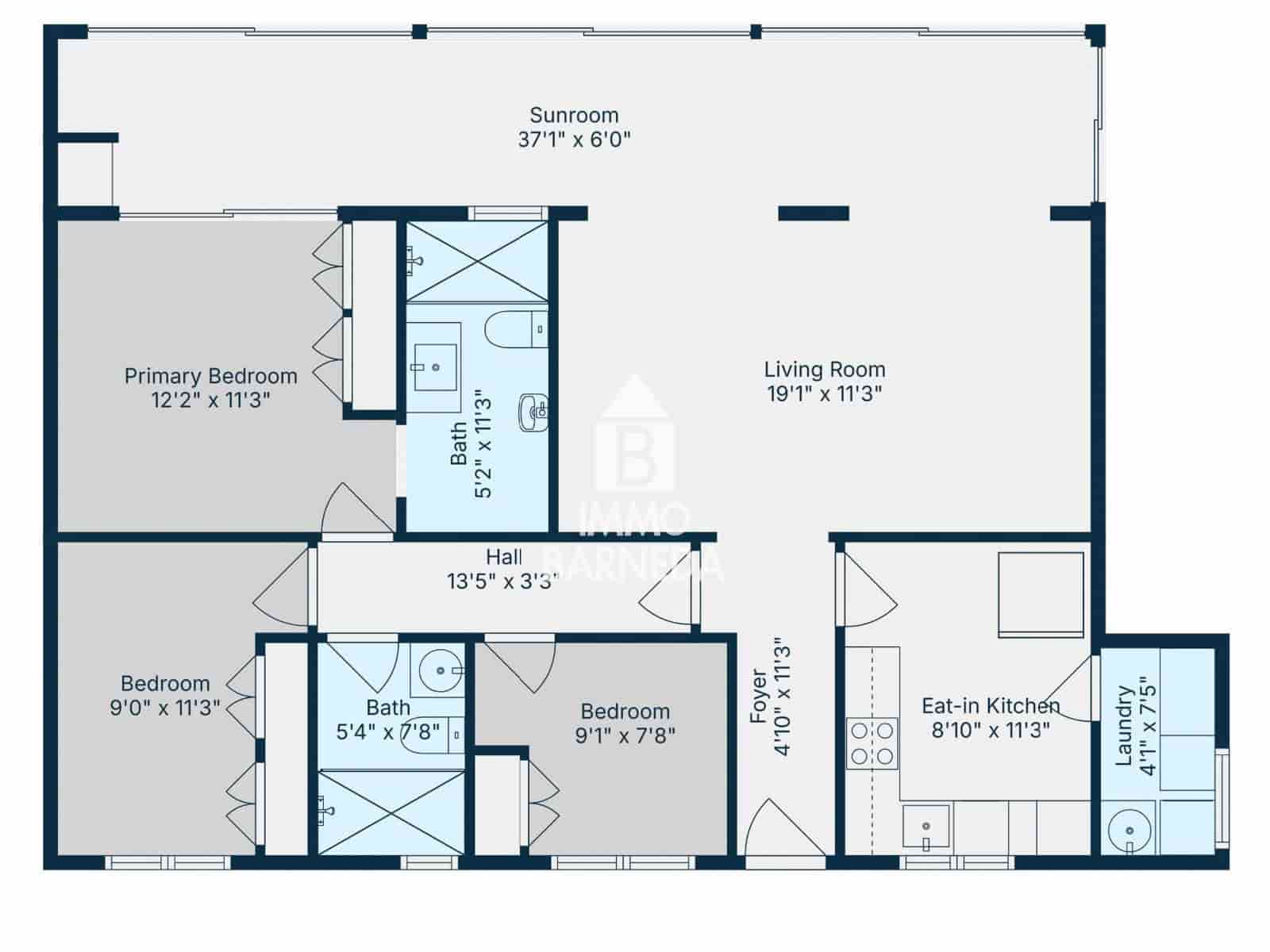 3 bedroom Flat for sale in Roses with garage - € 393,000 (Ref: 9108230)