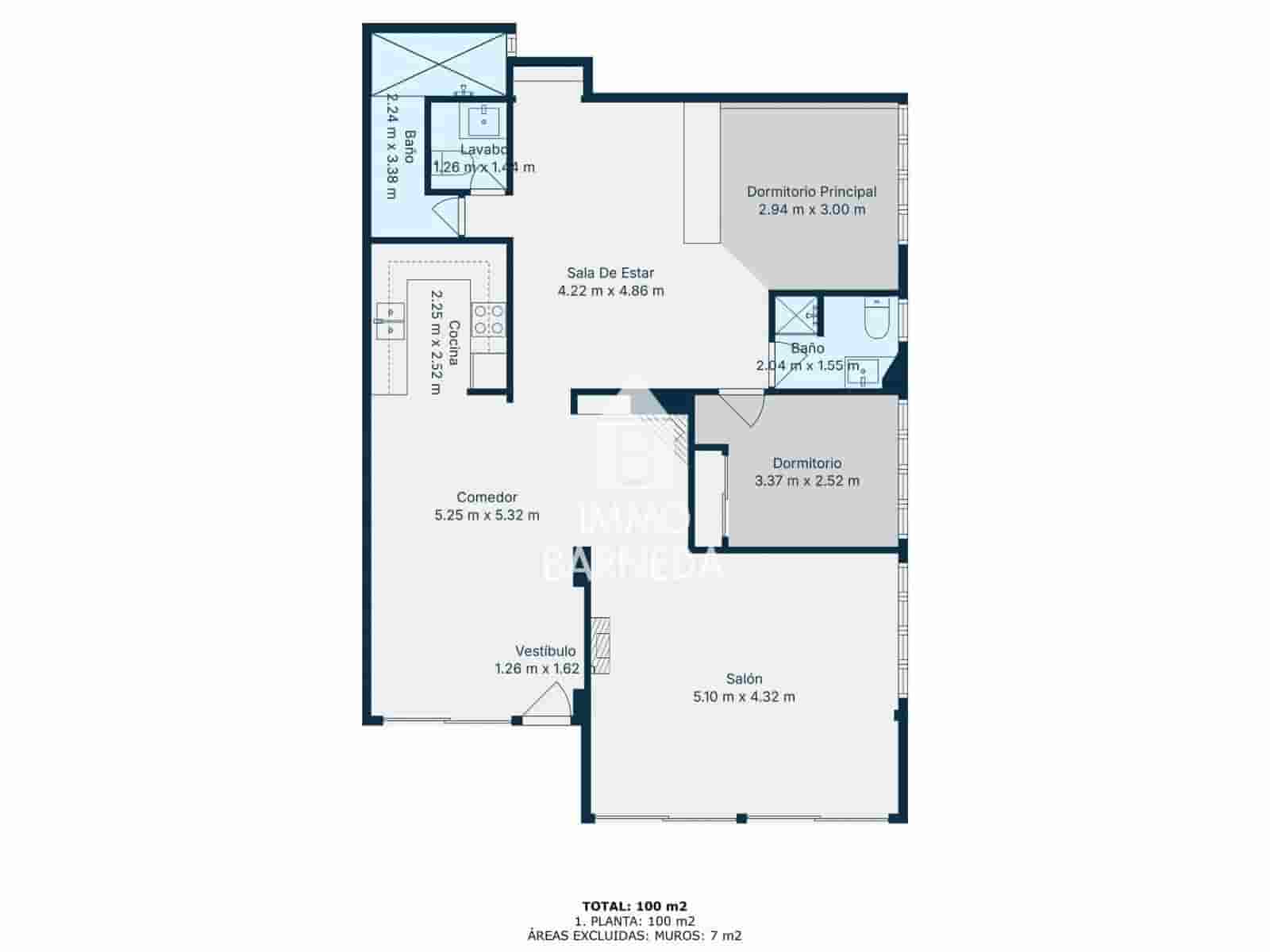 2 soveværelse Lejlighed til salg i Santa Margarida med garage - € 450.000 (Ref: 9198159)