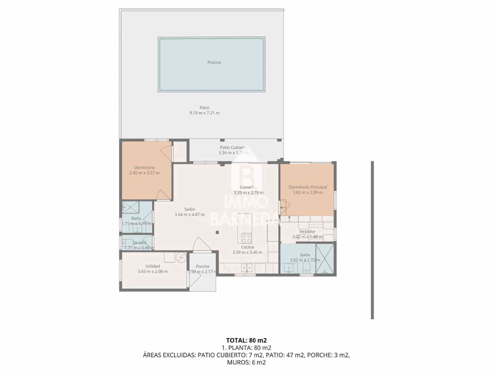 2 soveværelse Villa til salg i Empuriabrava med swimmingpool garage - € 485.000 (Ref: 9346595)