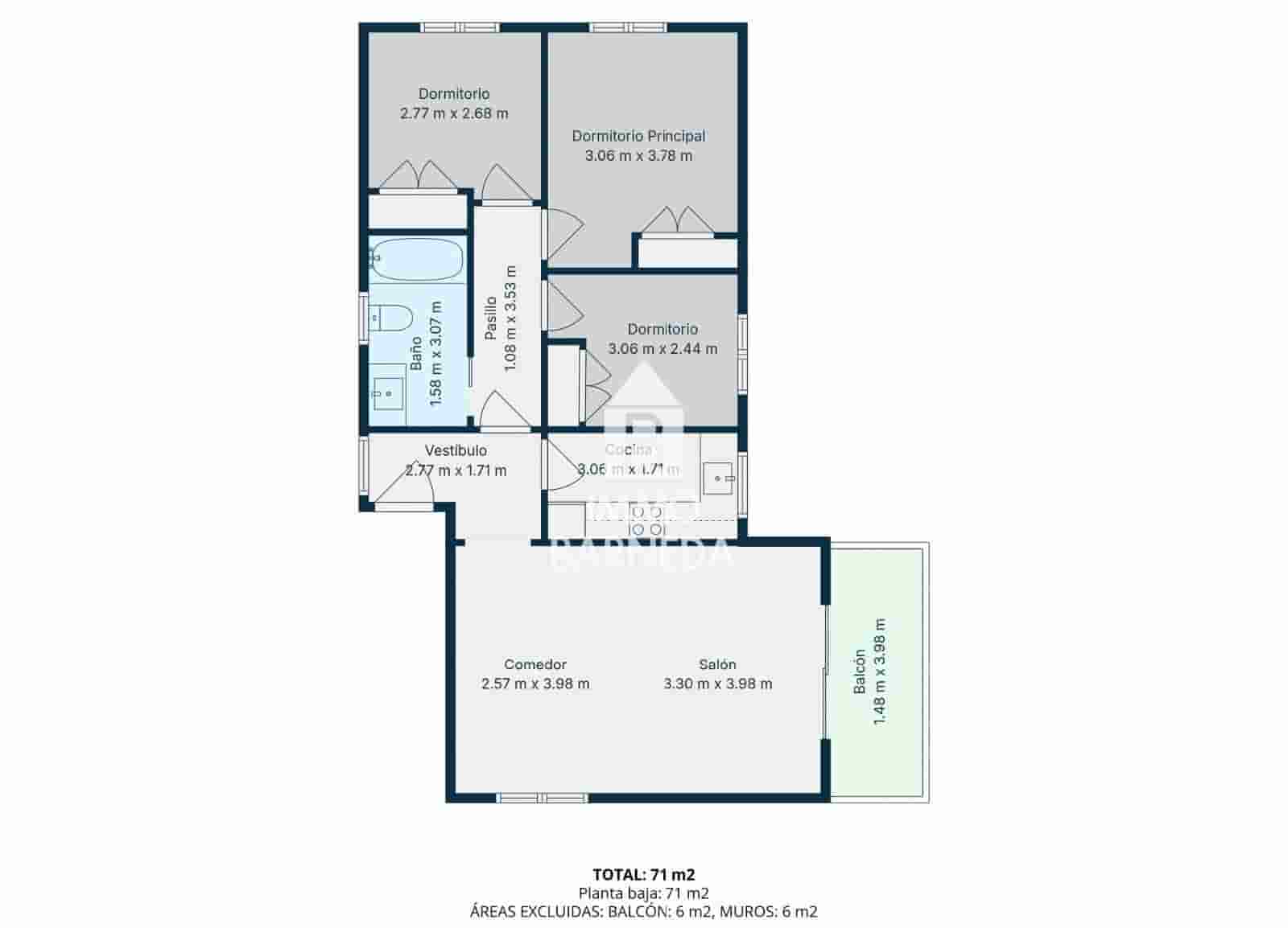 3 soverom Leilighet til salgs i Roses med svømmebasseng - € 215 000 (Ref: 9426412)