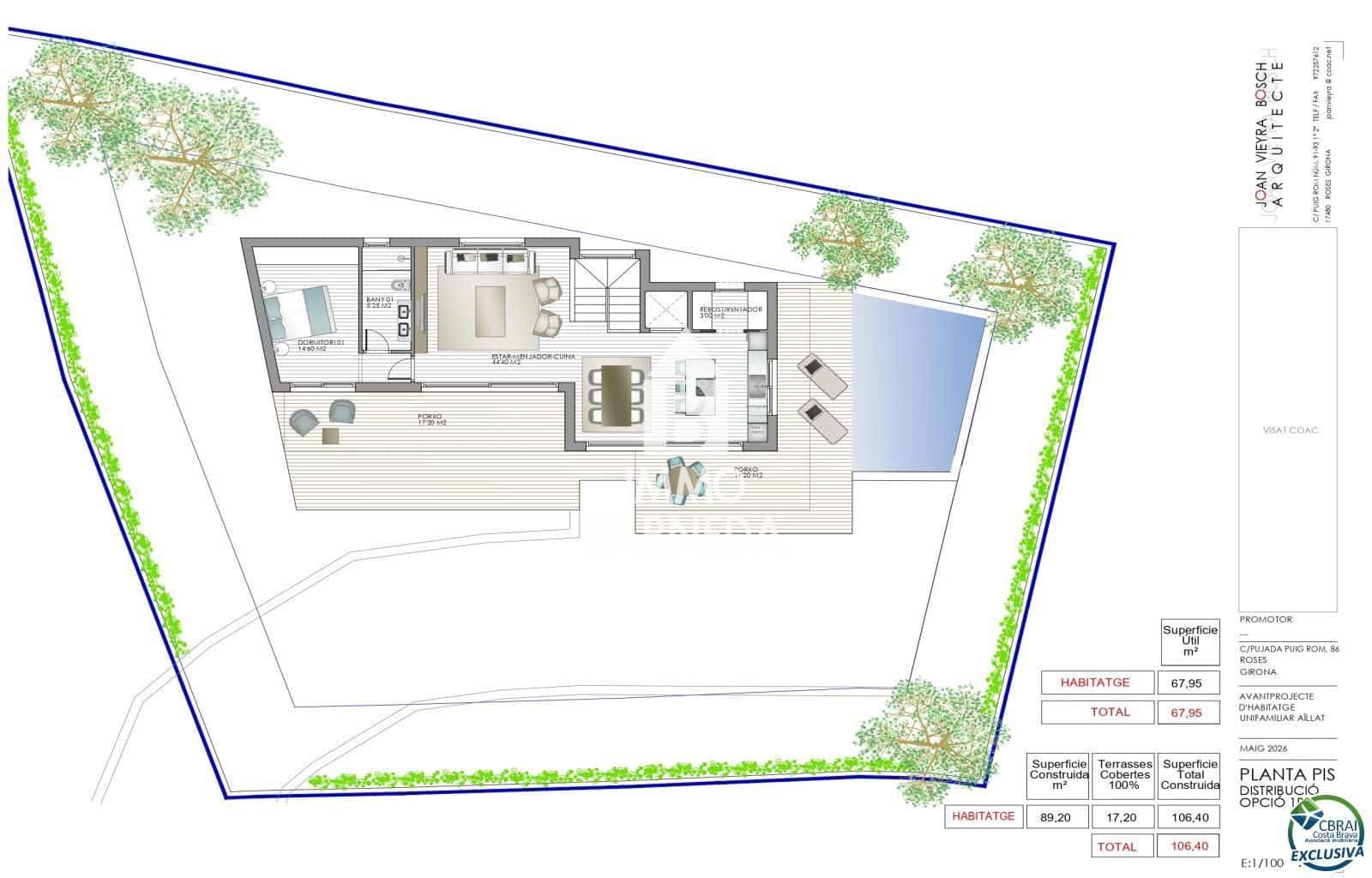 Byggegrund til salg i Roses - € 274.000 (Ref: 9655661)