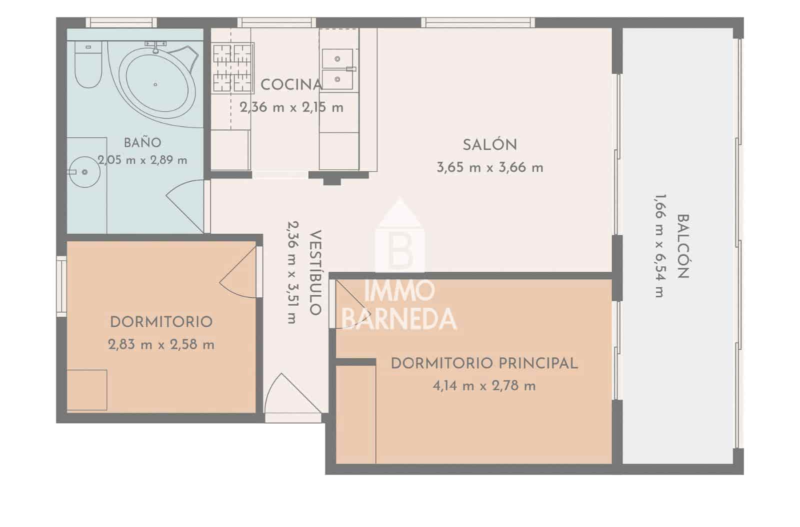 Piso de 2 habitaciones en Roses en venta - 198.000 € (Ref: 9905172)
