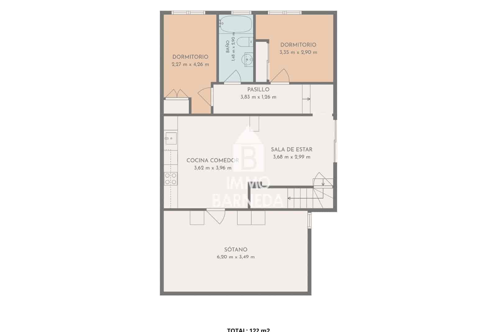 3 bedroom Townhouse for sale in Roses with garage - € 755,000 (Ref: 9926464)