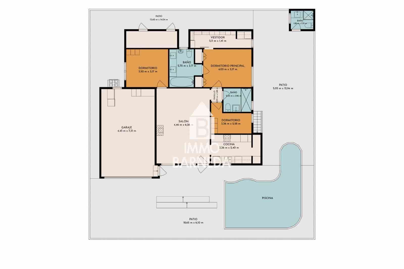 3 slaapkamer Villa te koop in Roses met zwembad garage - € 535.000 (Ref: 9944340)