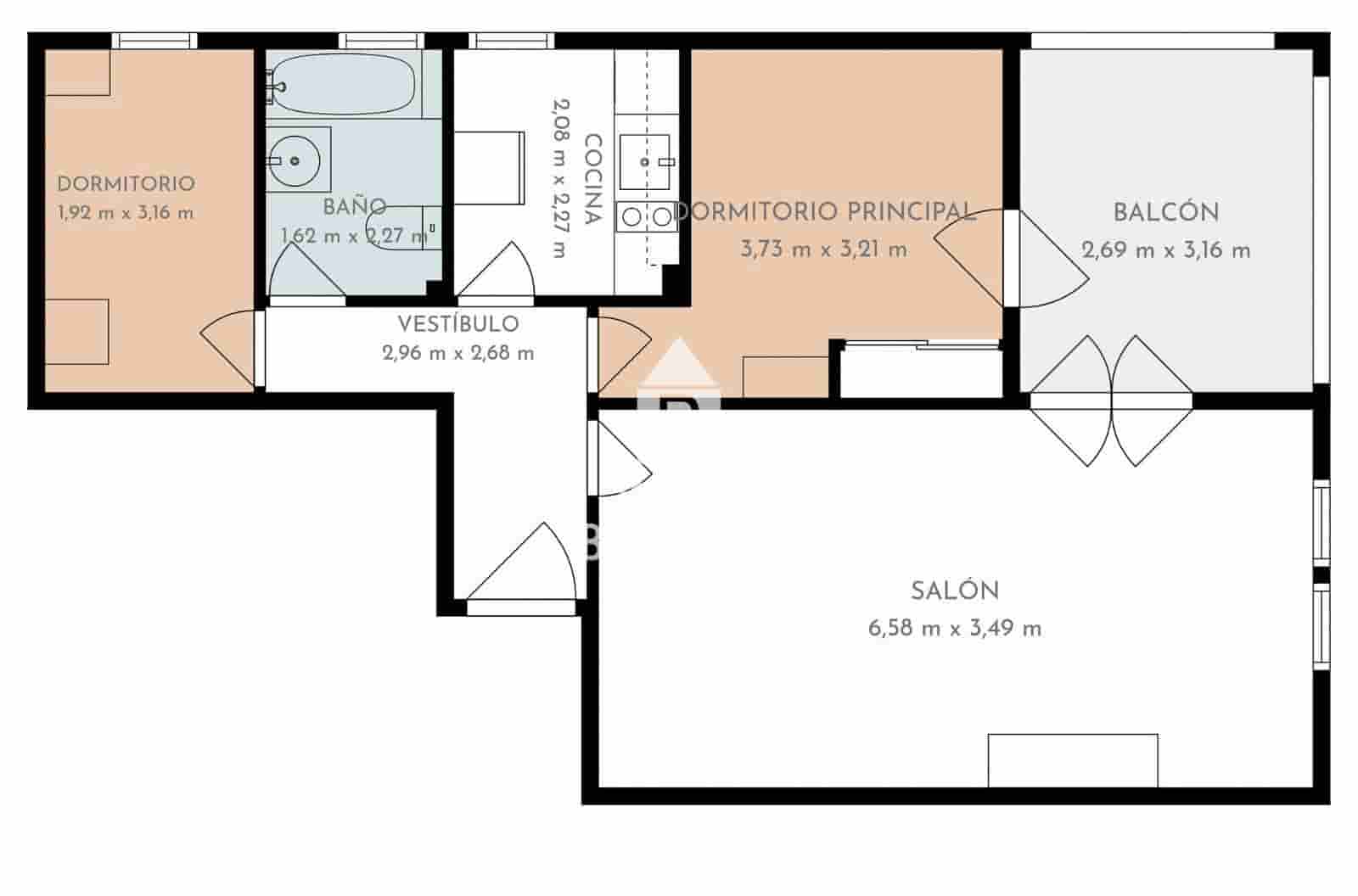 2 bedroom Flat for sale in Santa Margarida - € 149,000 (Ref: 9981639)