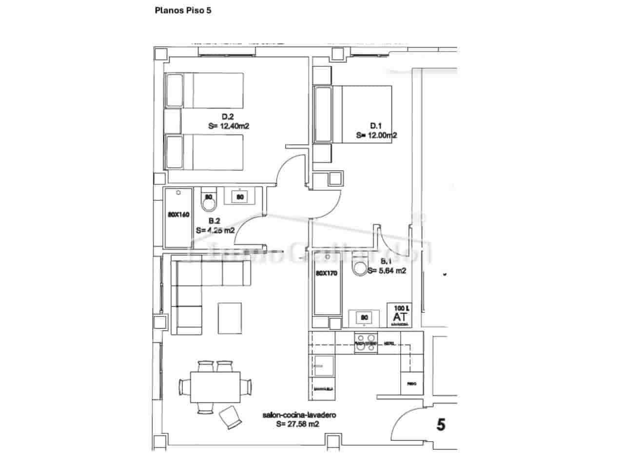 2 soverom Leilighet til salgs i Malaga by - € 290 000 (Ref: 10165944)