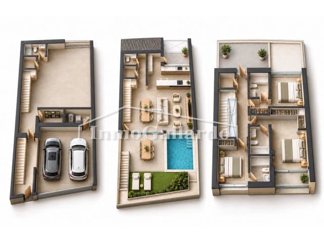 3 bedroom Terraced Villa for sale in Pedregalejo, Málaga city with pool garage - € 1,570,000 (Ref: 10176176)