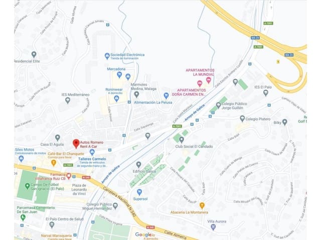 Ubebygd land til salgs i El Palo, Málaga by - € 260 000 (Ref: 3963496)