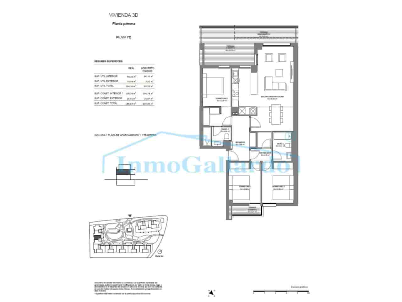2 soveværelse Lejlighed til salg i Torre de Benagalbon med swimmingpool garage - € 366.000 (Ref: 7821968)