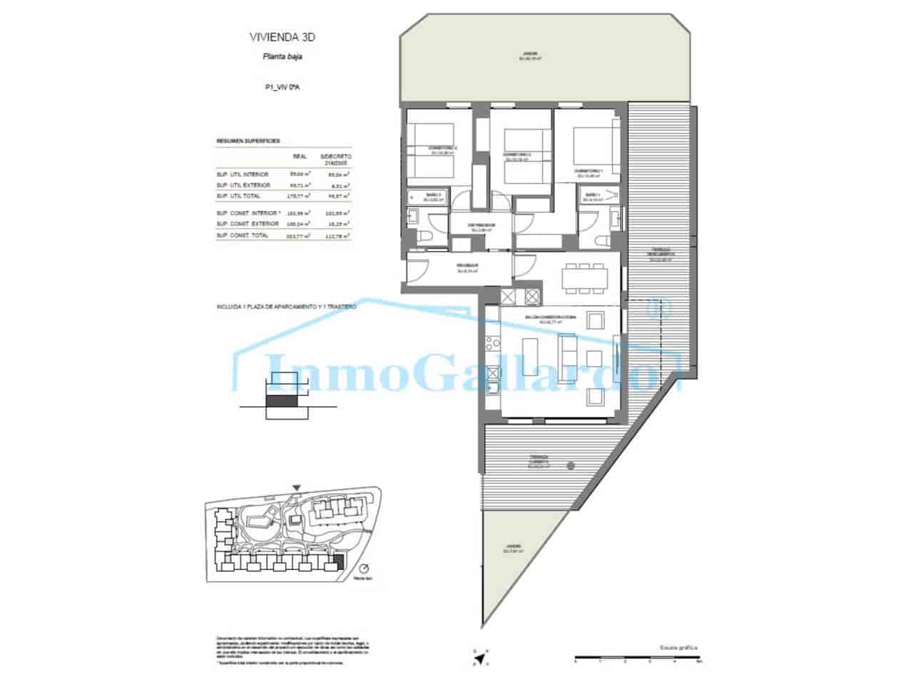 2 soveværelse Lejlighed til salg i Torre de Benagalbon med swimmingpool garage - € 366.000 (Ref: 7821968)