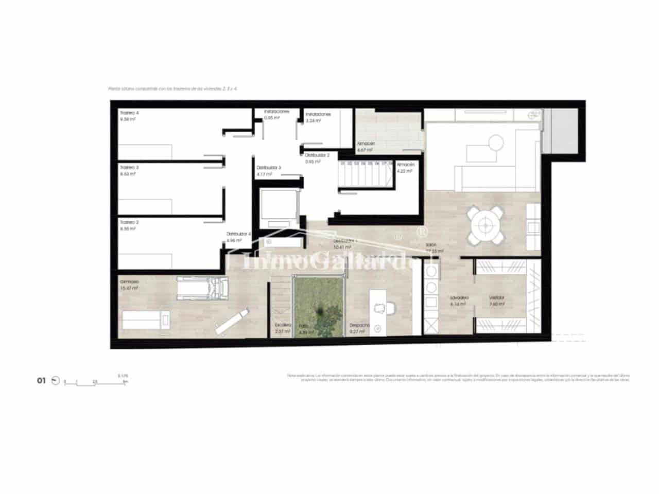 2 soveværelse Lejlighed til salg i Malaga by med swimmingpool garage - € 880.000 (Ref: 8459355)