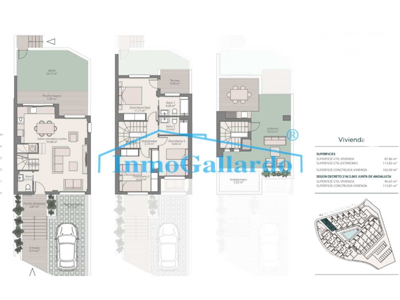 3 slaapkamer Rijtjeshuis te koop in Fuengirola - € 461.000 (Ref: 8881205)