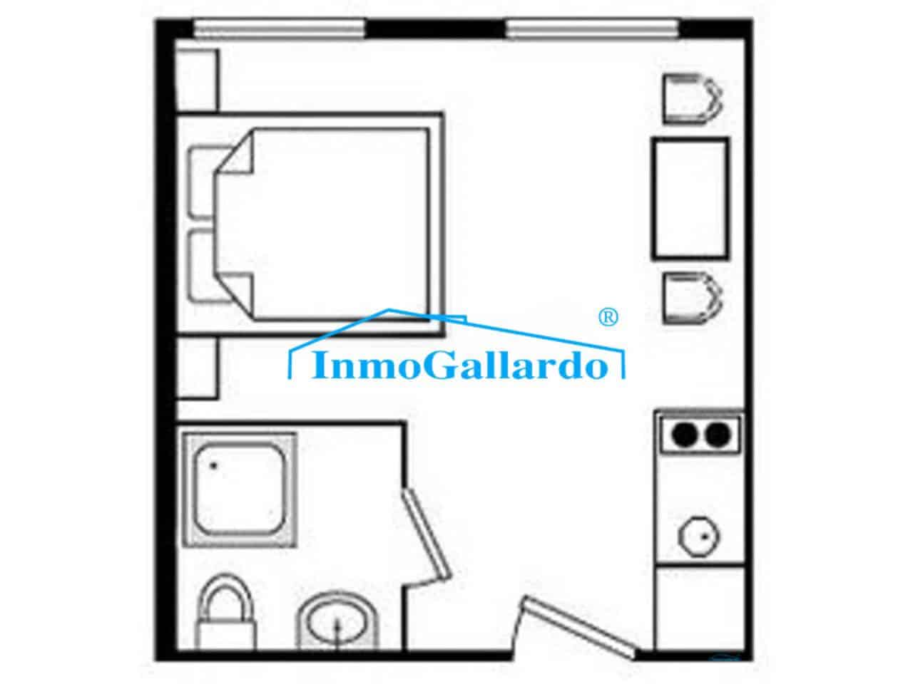 1 makuuhuone Yksiö myytävänä paikassa Rincon de la Victoria mukana uima-altaan - 147 000 € (Ref: 9796842)
