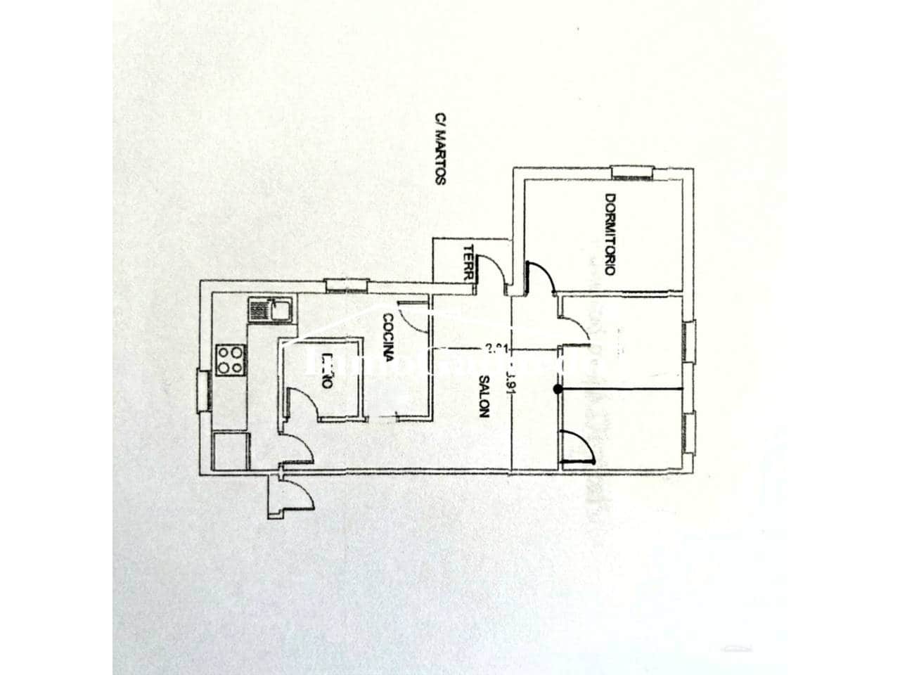 3 soveværelse Lejlighed til salg i Malaga by - € 145.000 (Ref: 9824540)
