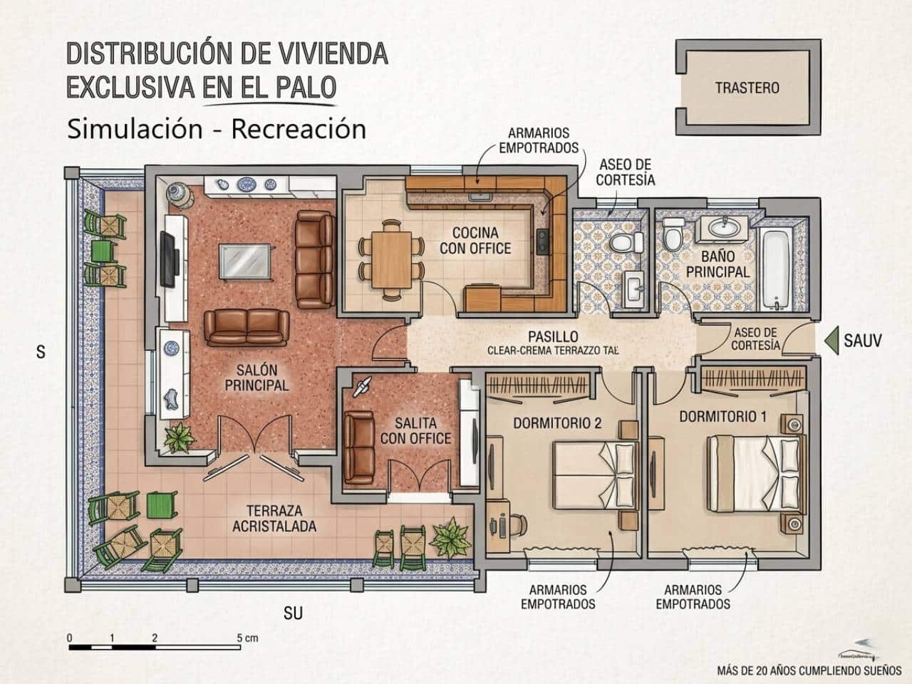 3 Zimmer Penthouse zu verkaufen in Malaga Stadt - 485.000 € (Ref: 9835034)