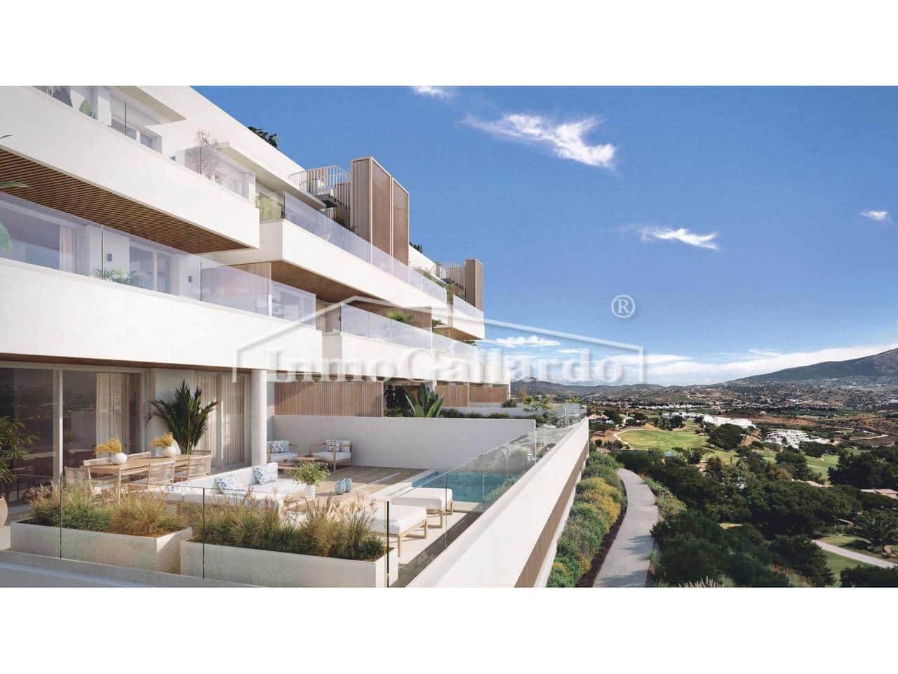 2 Zimmer Wohnung zu verkaufen in Mijas mit Pool Garage - 593.900 € (Ref: 9859022)