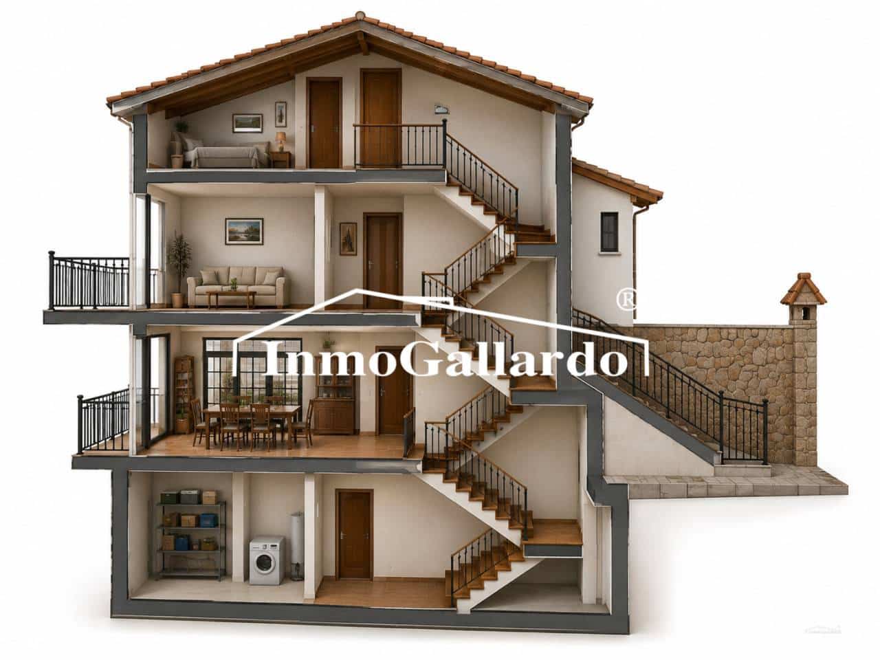 5 soveværelse Rækkehus til salg i Malaga by med swimmingpool garage - € 833.900 (Ref: 9941660)