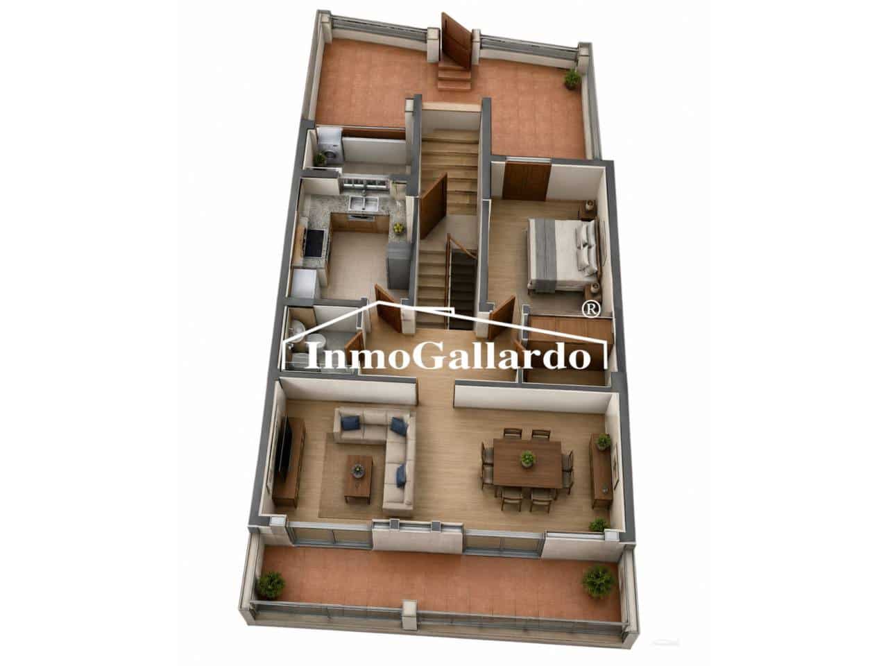 5 soveværelse Rækkehus til salg i Malaga by med swimmingpool garage - € 833.900 (Ref: 9941660)