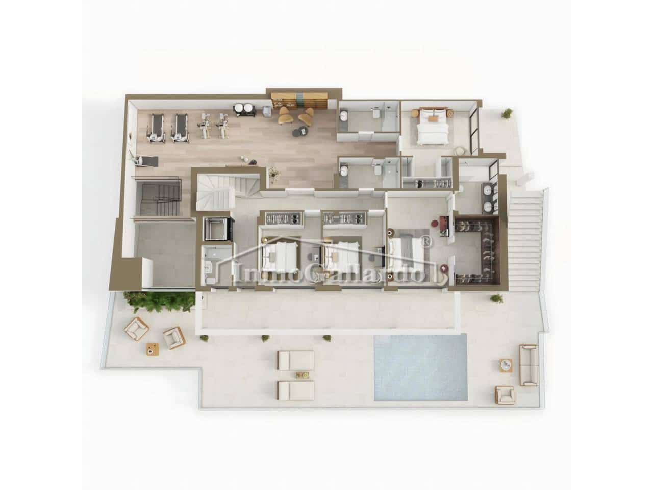 4 bedroom Villa for sale in Anoreta with pool garage - € 1,200,000 (Ref: 9984274)