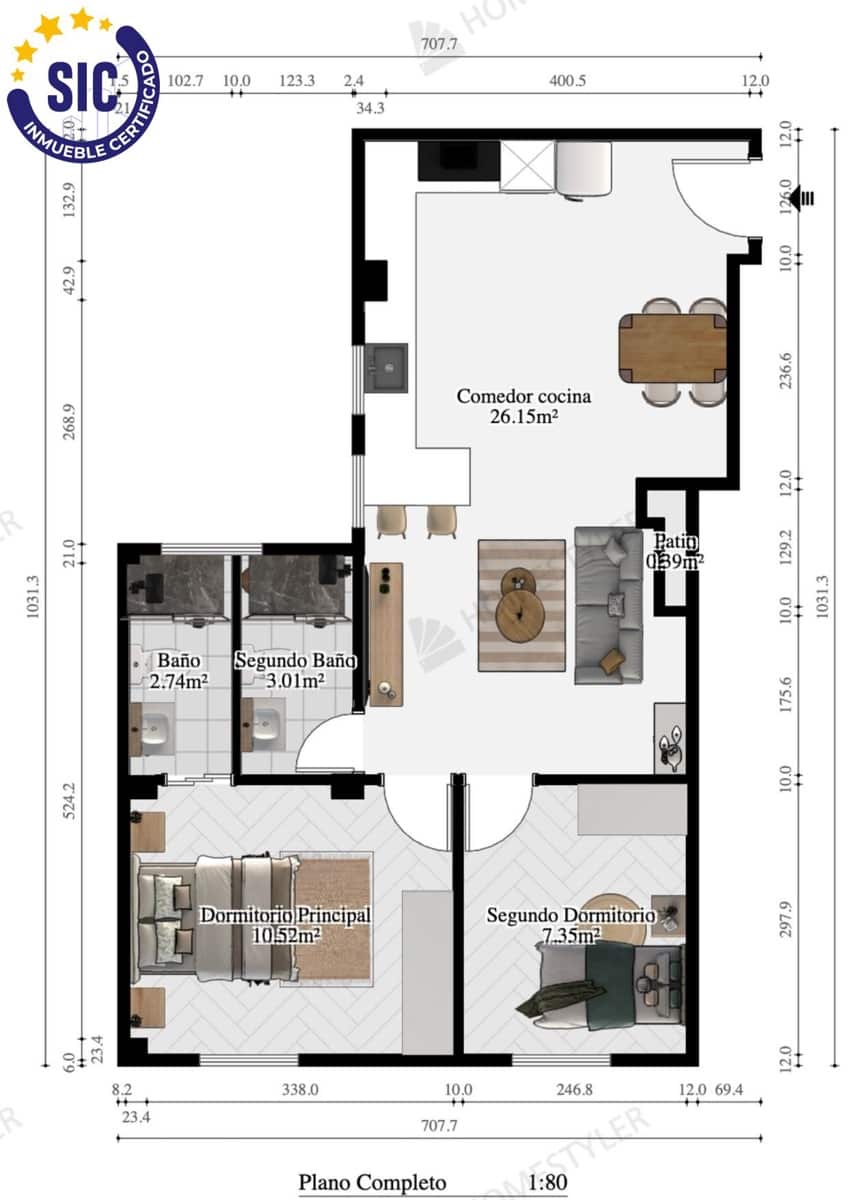 2 bedroom Flat for sale in Valencia city - € 239,900 (Ref: 9738522)
