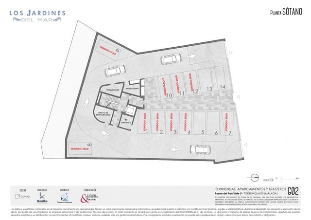 Garasje til salgs i Torremolinos - € 28 000 (Ref: 9132949)