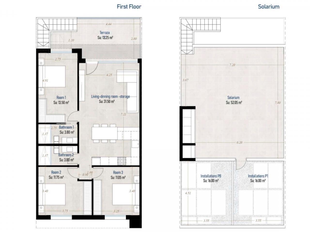 3 sovrum Radhus till salu i Pilar de la Horadada med pool garage - 346 500 € (Ref: 10004296)