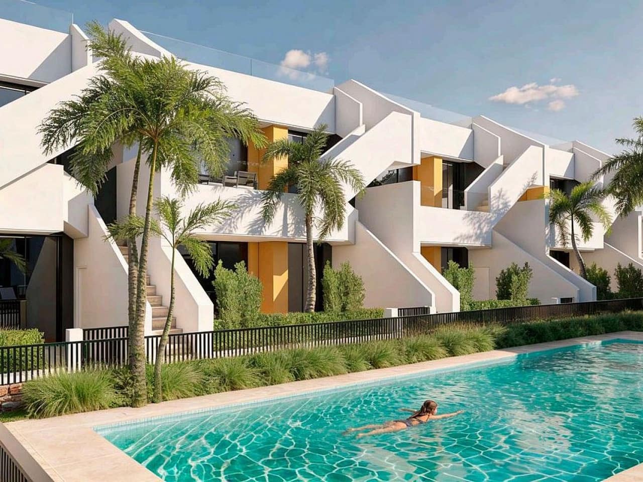 3 sovrum Radhus till salu i Pilar de la Horadada med pool garage - 346 500 € (Ref: 10004296)