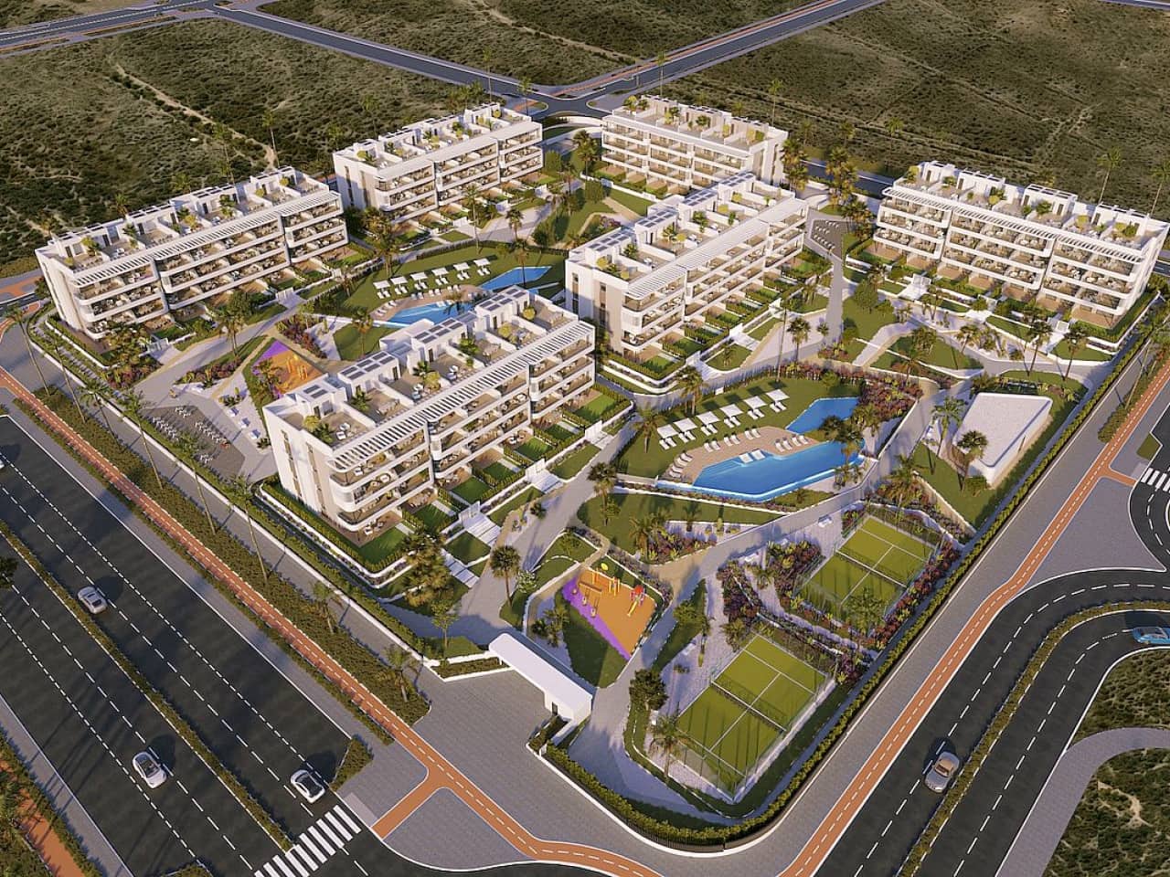 2 soverom Penthouse til salgs i Torrevieja med svømmebasseng garasje - € 385 000 (Ref: 10009297)