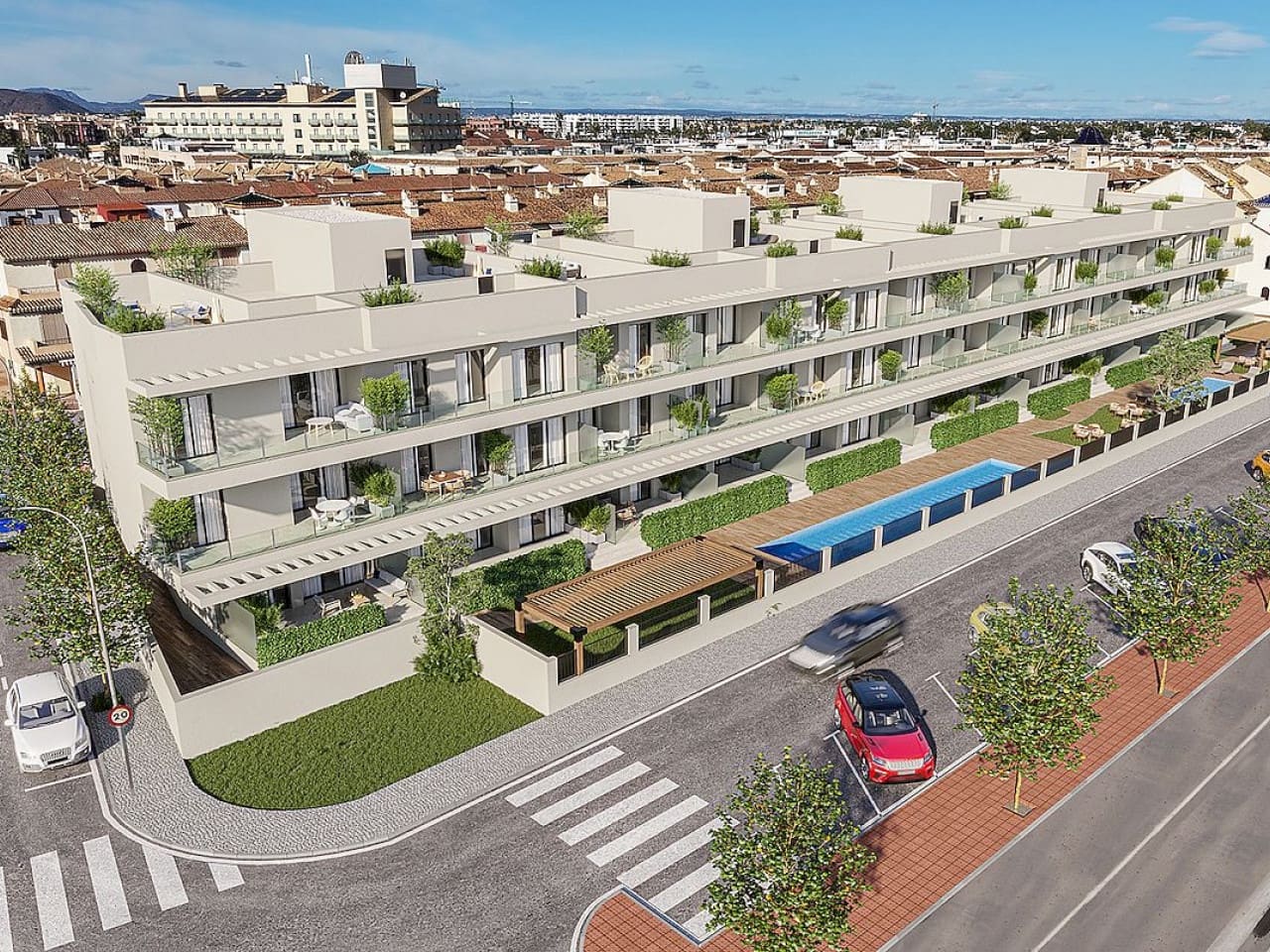 3 soveværelse Lejlighed til salg i Los Narejos med swimmingpool garage - € 359.000 (Ref: 10011661)