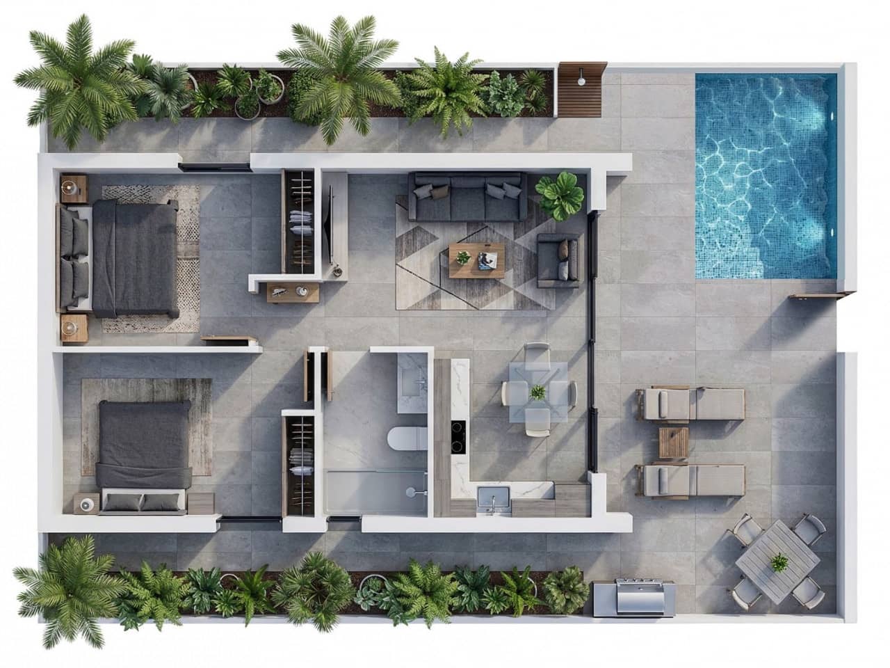 2 chambre Appartement à vendre à Vera avec piscine garage - 480 000 € (Ref: 10011670)