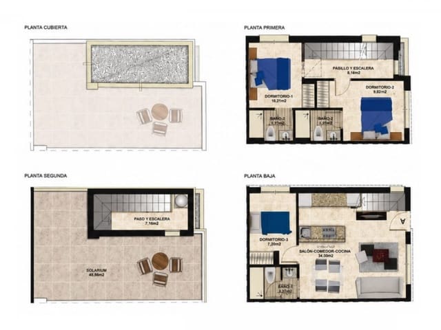 4 camera da letto Casa in vendita in Torrevieja con piscina garage - 394.990 € (Rif: 10025974)
