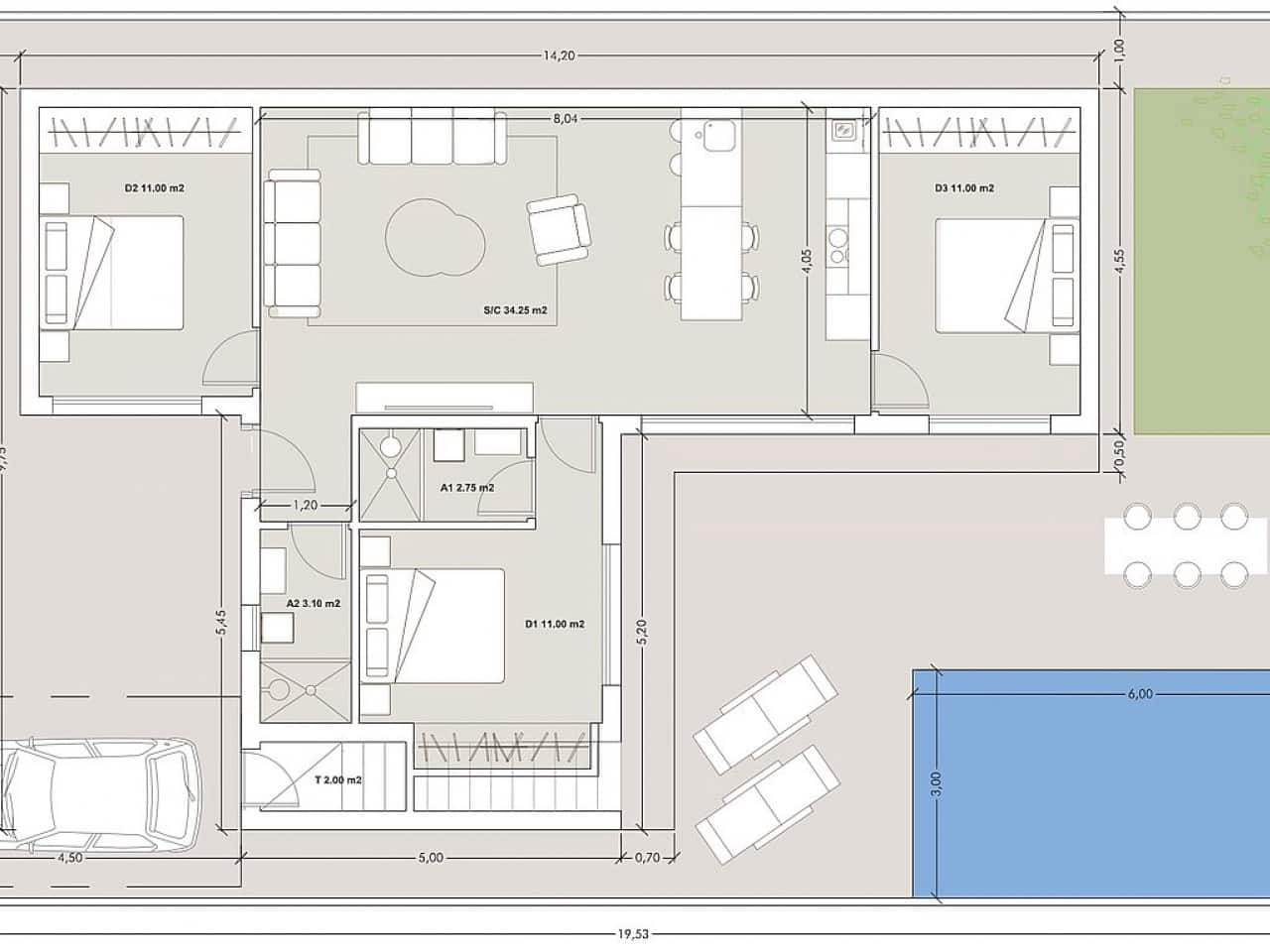 3 soverom Villa til salgs i Roldan med svømmebasseng garasje - € 339 950 (Ref: 10055566)