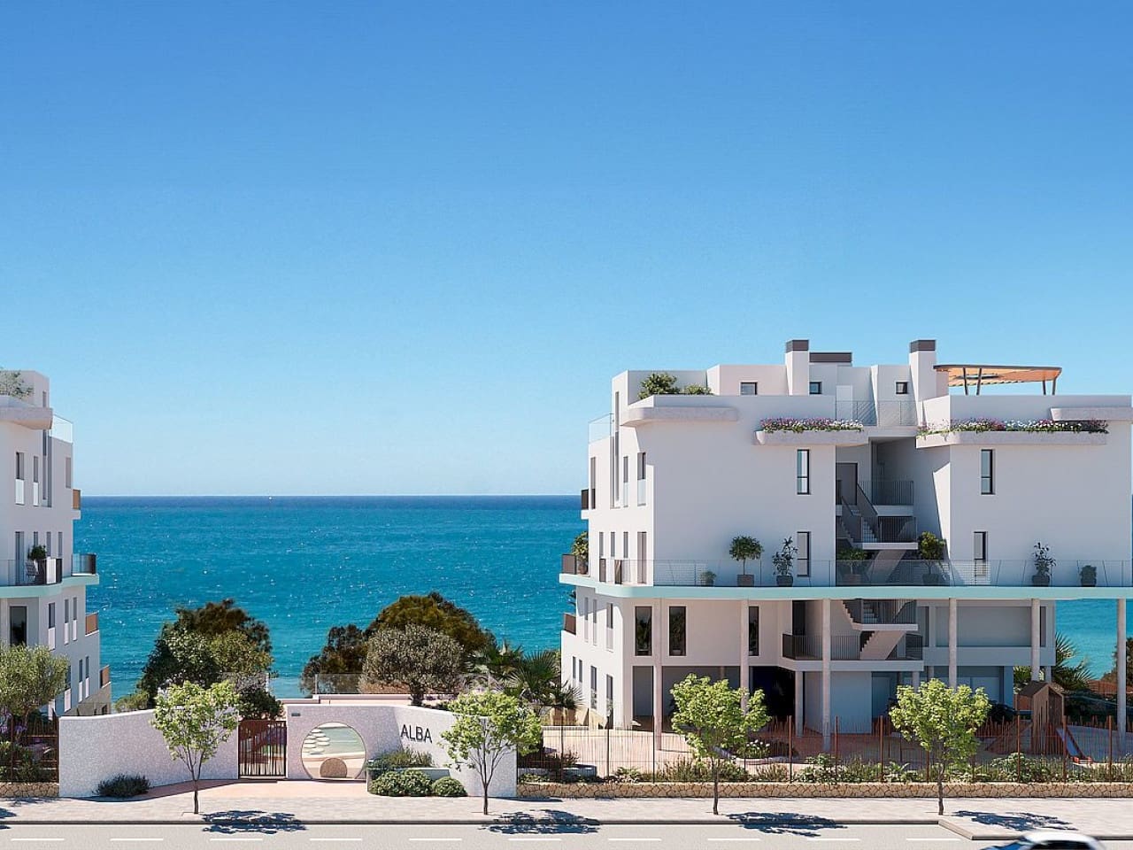 2 makuuhuone Huoneisto myytävänä paikassa La Villajoyosa / Vila Joiosa mukana uima-altaan 
autotalli - 810 000 € (Ref: 10075627)