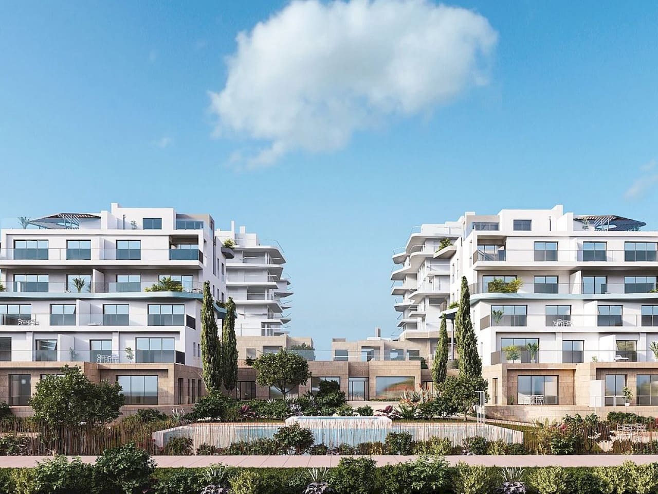 2 makuuhuone Huoneisto myytävänä paikassa La Villajoyosa / Vila Joiosa mukana uima-altaan 
autotalli - 810 000 € (Ref: 10075627)