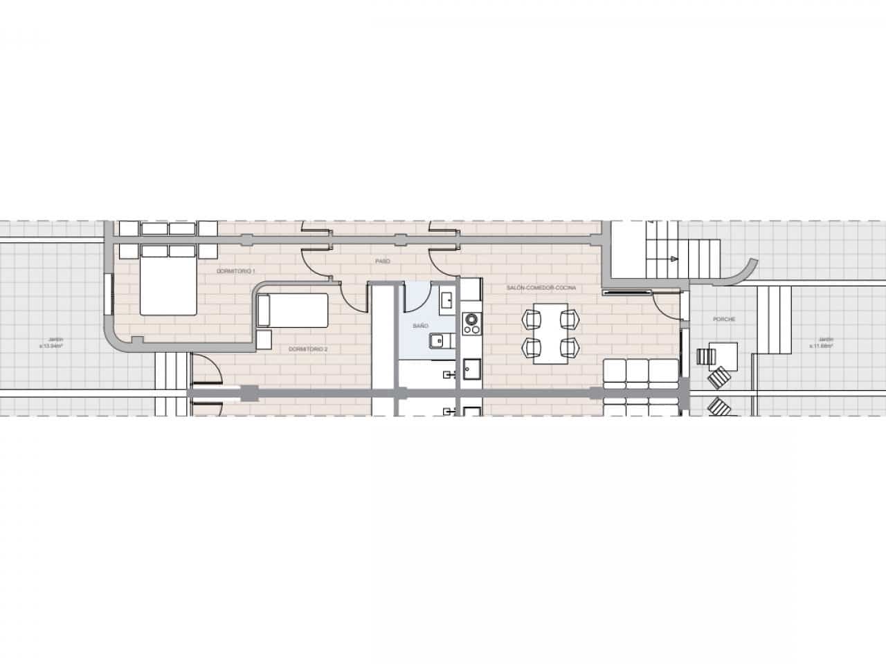 2 quarto Penthouse para venda em Puerto de Mazarron com piscina - 135 000 € (Ref: 10081209)