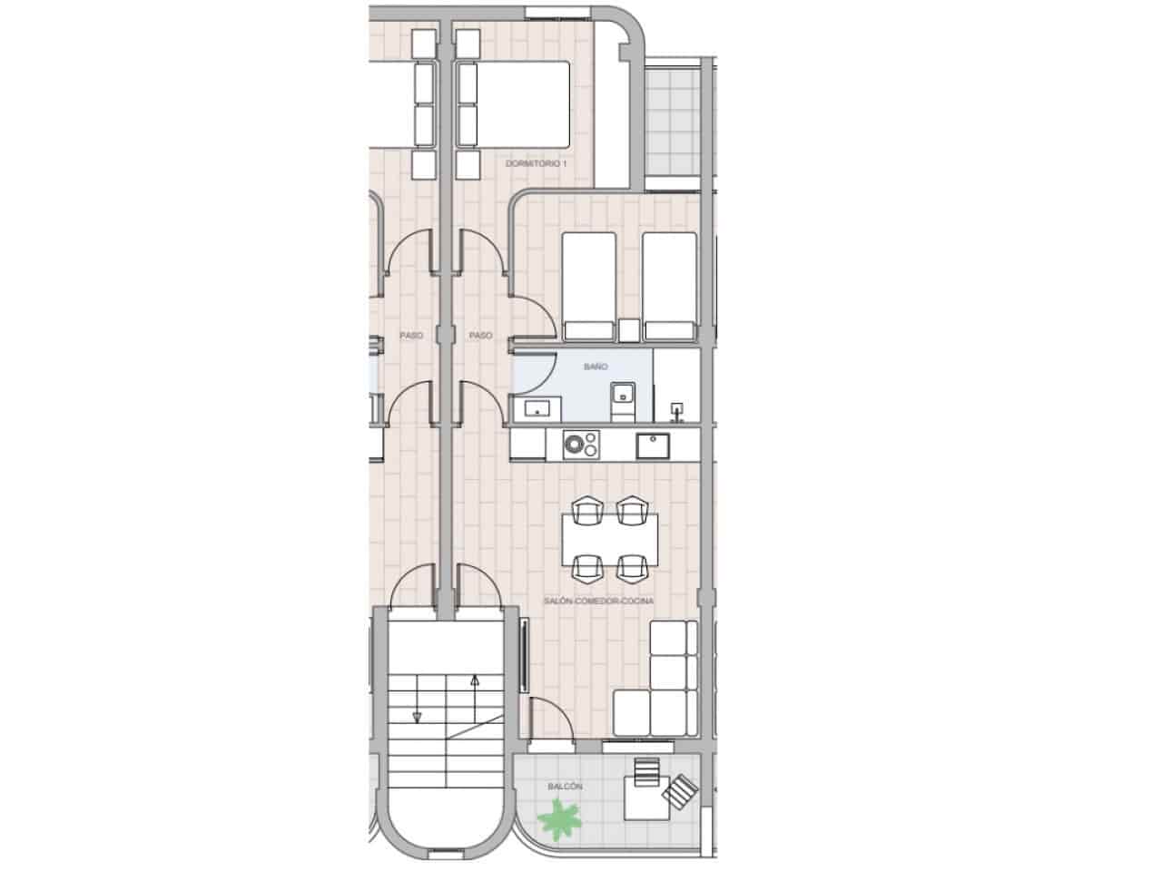 2 quarto Penthouse para venda em Puerto de Mazarron com piscina - 135 000 € (Ref: 10081209)
