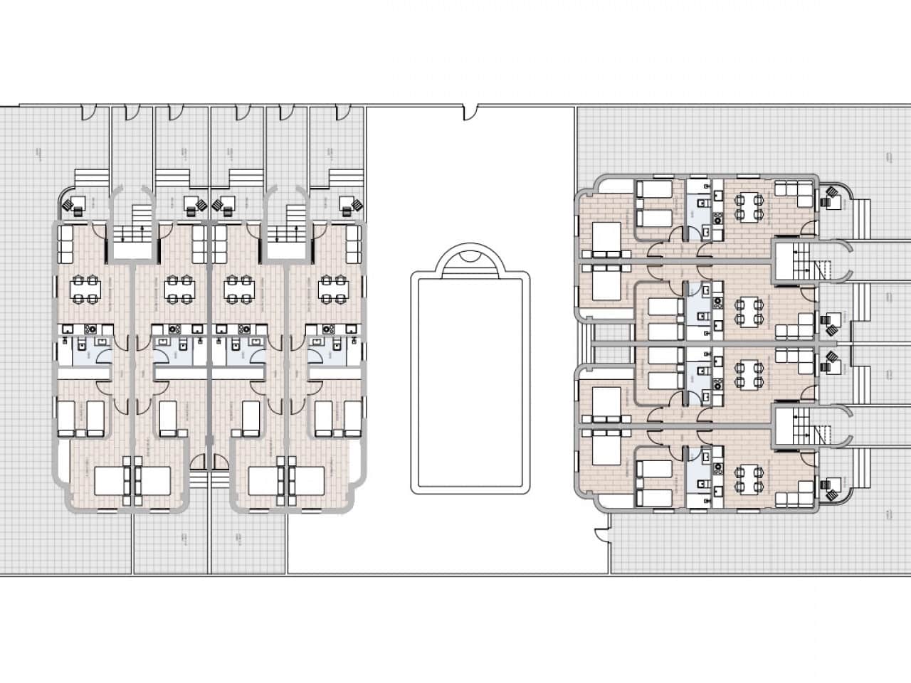 2 quarto Penthouse para venda em Puerto de Mazarron com piscina - 135 000 € (Ref: 10081209)