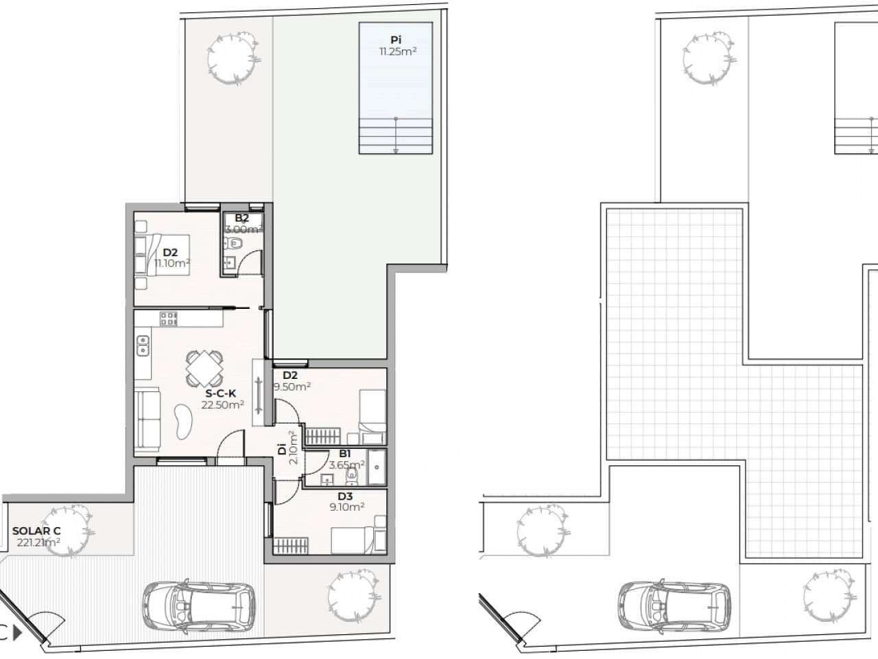 2 Zimmer Villa zu verkaufen in Mazarron mit Pool Garage - 255.000 € (Ref: 10098387)