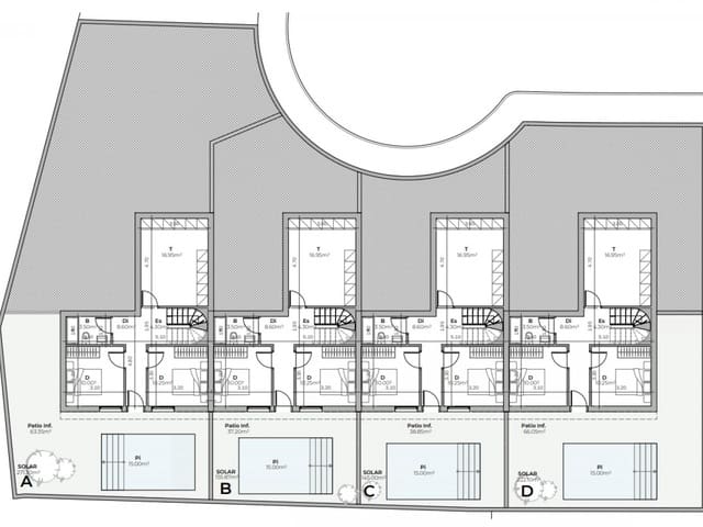 3 chambre Villa/Maison à vendre à Mazarrón avec piscine garage - 265 000 € (Ref: 10098388)