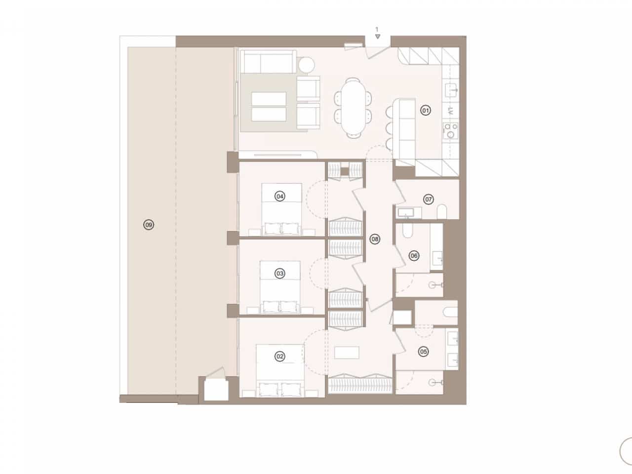 3 soveværelse Lejlighed til salg i Orihuela Costa med swimmingpool garage - € 675.000 (Ref: 10102589)