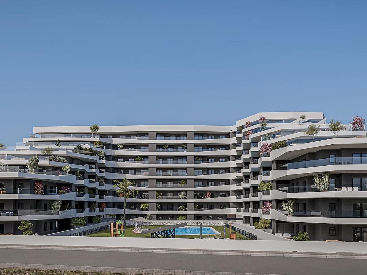 2 chambre Penthouse à vendre à San Miguel de Salinas avec piscine garage - 239 900 € (Ref: 10117072)