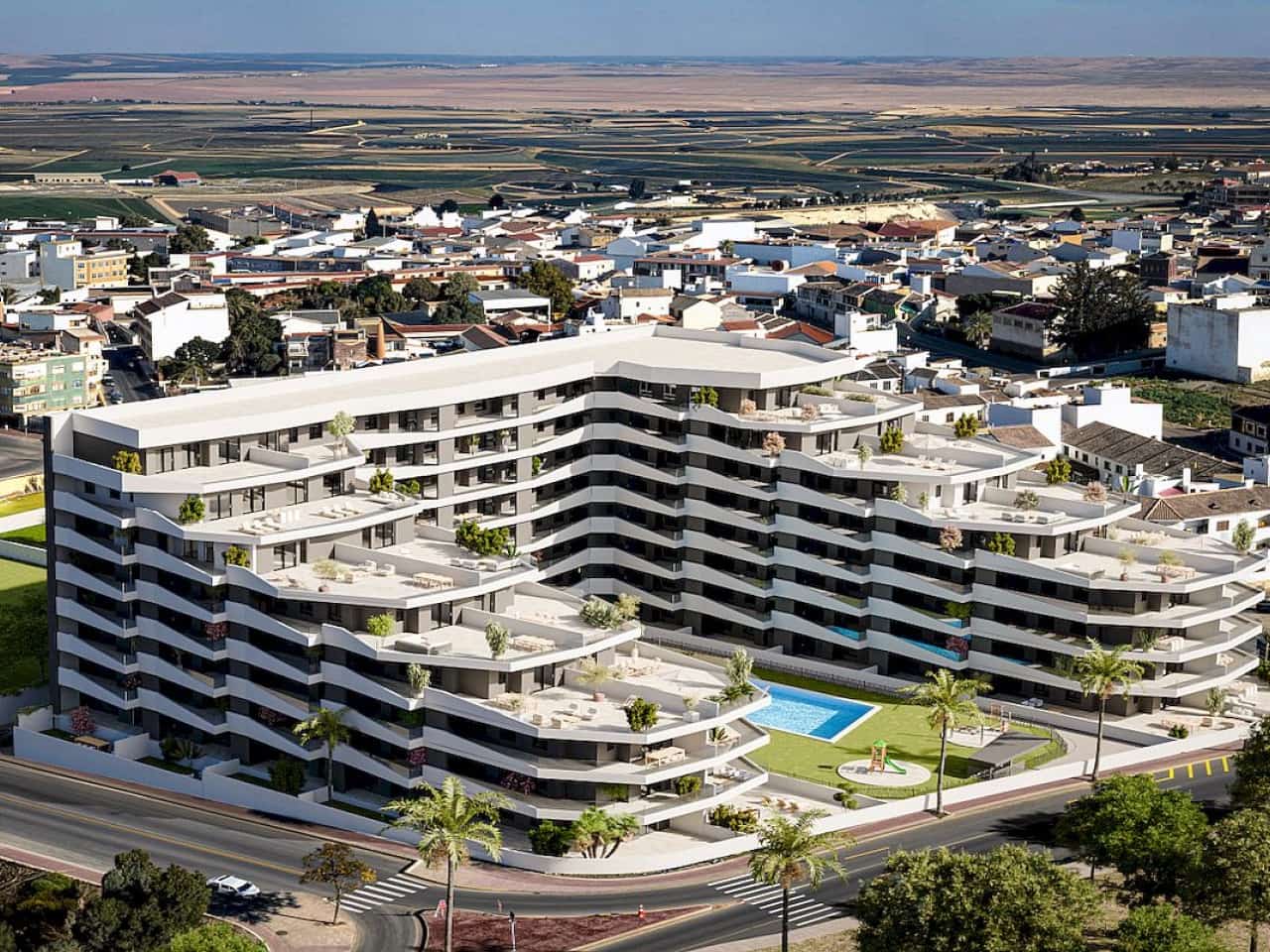 2 chambre Penthouse à vendre à San Miguel de Salinas avec piscine garage - 239 900 € (Ref: 10117072)