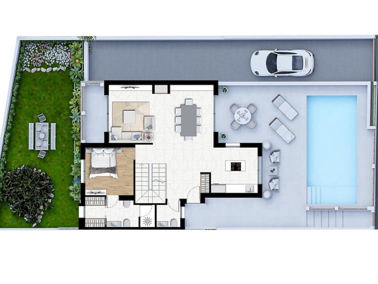 3 Zimmer Villa zu verkaufen in Alfaz del Pi / L'Alfas del Pi mit Pool - 780.000 € (Ref: 10136046)