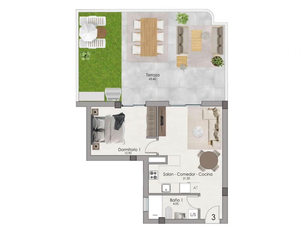 2 chambre Appartement à vendre à Santa Pola avec piscine garage - 235 000 € (Ref: 10144720)