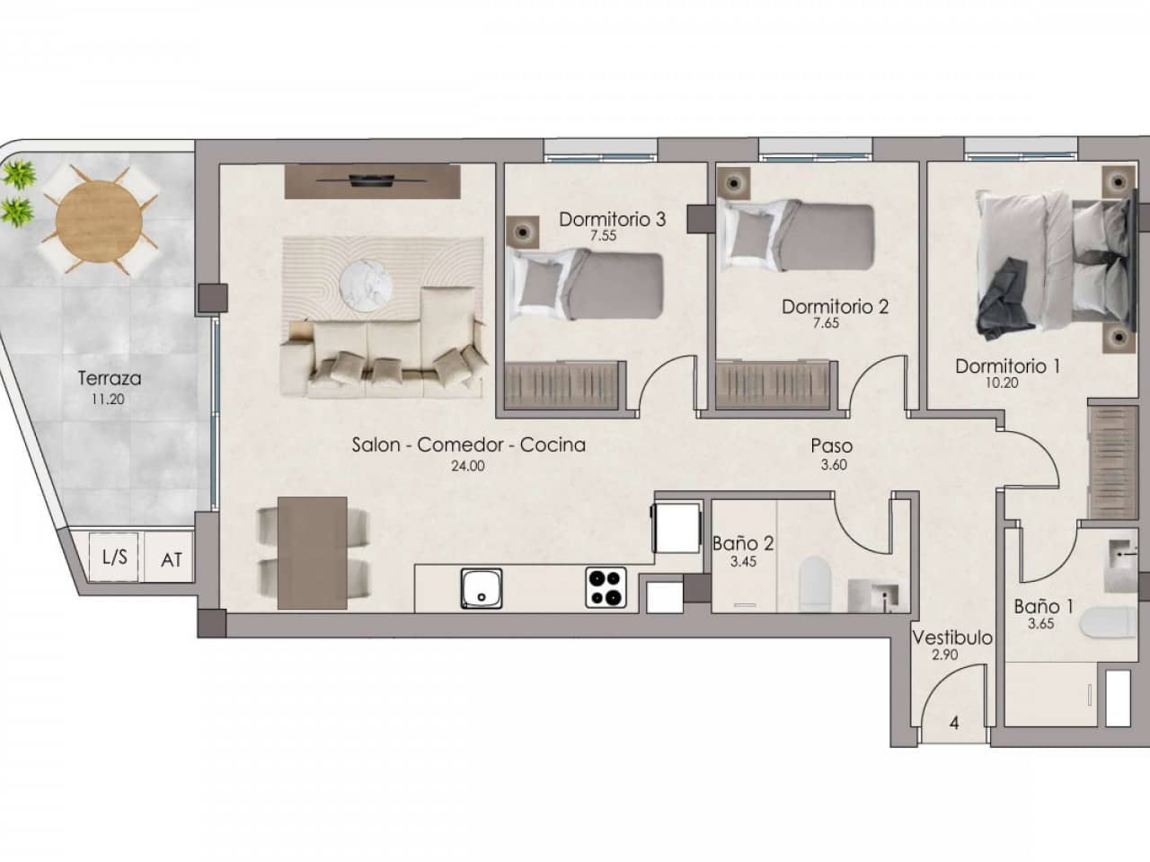 2 bedroom Apartment for sale in Santa Pola with pool garage - € 240,000 (Ref: 10144721)