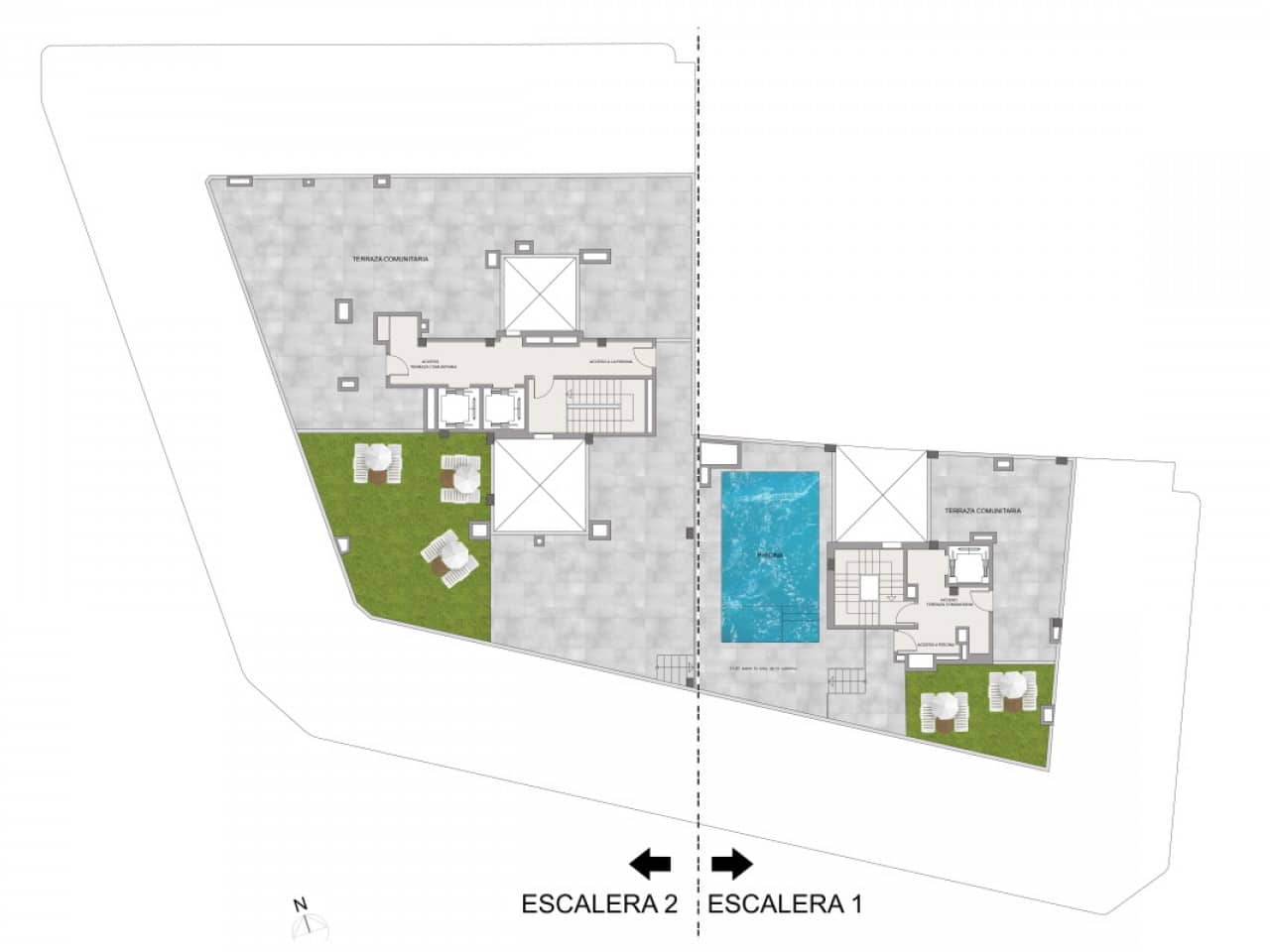 1 sypialnia Penthouse na sprzedaż w Santa Pola z basenem garażem - 285 000 € (Ref: 10144723)