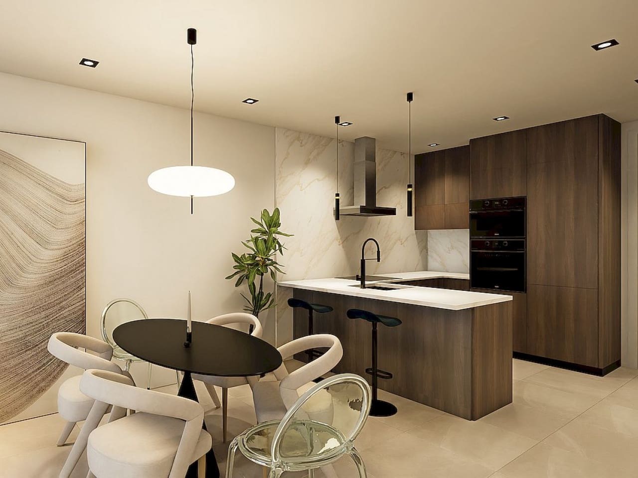 2 sypialnia Penthouse na sprzedaż w Pilar de la Horadada z basenem garażem - 330 000 € (Ref: 10157881)