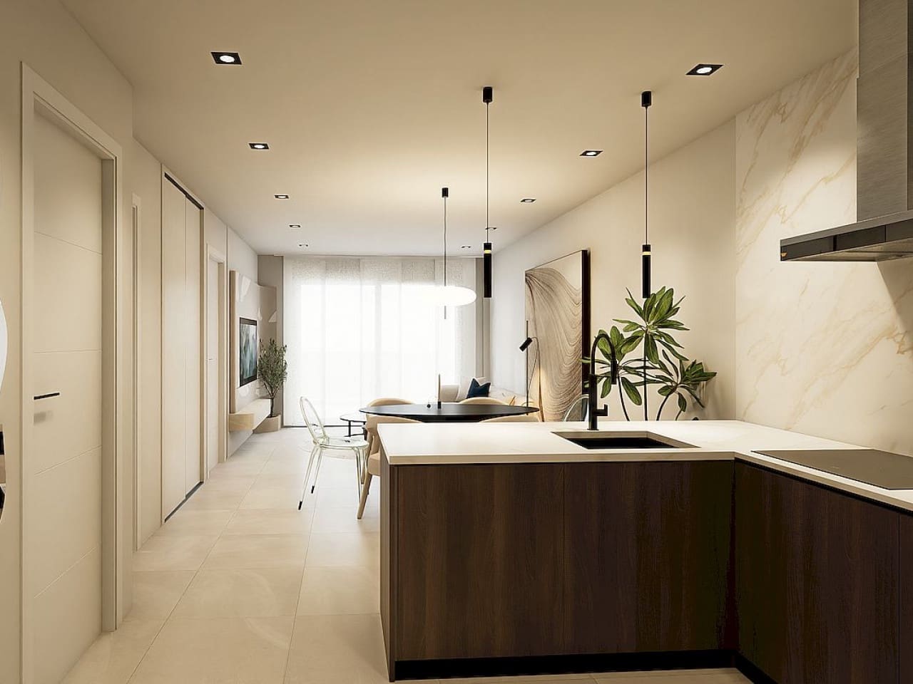 2 sypialnia Penthouse na sprzedaż w Pilar de la Horadada z basenem garażem - 330 000 € (Ref: 10157881)